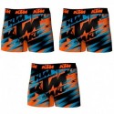 Set 3 Boxer KTM "Speed" - microfibra (92% poliéster - 8% elastano) - multicolor