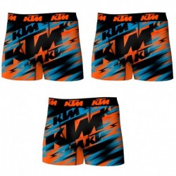 Set 3 Boxer KTM "Speed" - microfibra (92% poliéster - 8% elastano) - multicolor