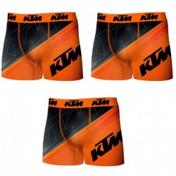 Set 3 Boxer KTM - microfibra (92% poliéster - 8% elastano) - multicolor
