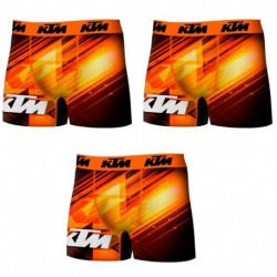 Set 3 Boxer KTM - microfibra (92% poliéster - 8% elastano) - multicolor