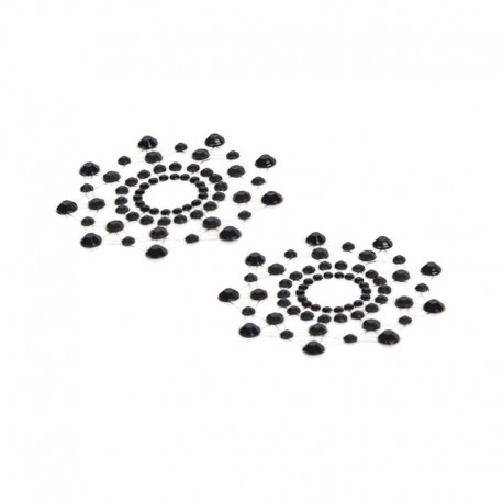 Pezoneras acrílicas Diamante Negro