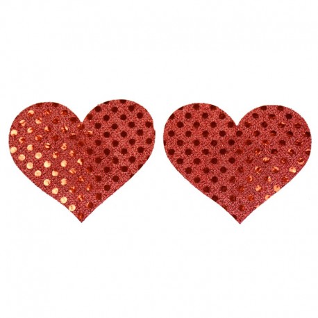 Pezoneras Shiny Heart Rojo