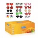 Preservativos DUREX + Juego Pezoneras surtidas - preservativos Pleasure fruits - caja gran formato 144 uds.