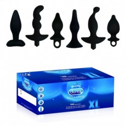Preservativos DUREX + Anal masculino surtido - preservativos Extra Large - caja gran formato 144 uds.