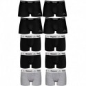 Talla XL: Set 10pcs Boxers KAPPA - negro y multicolor - 95% algodón