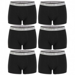 Talla M: Pack de 6 boxers 95% algodón - Body: 3negro/3rojo