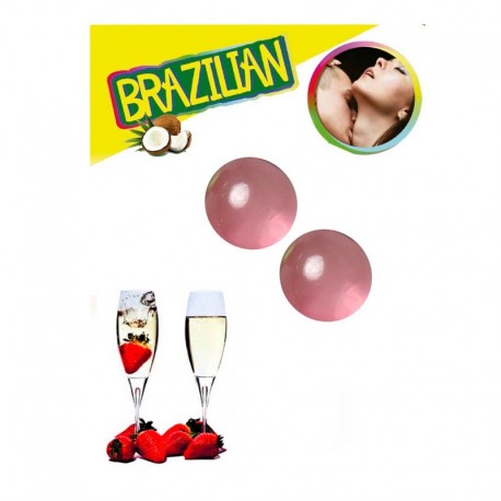 SET 2 BRAZILIAN BALLS AROMA FRESA CAVA