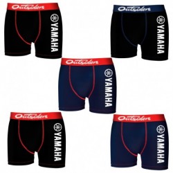Set 5pcs Boxers YAMAHA - outsiders - 92% poliéster 8% elastano