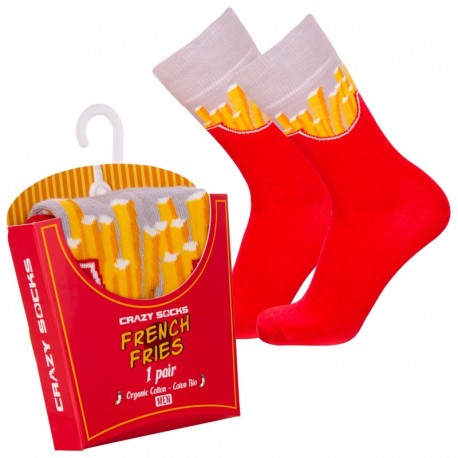 Talla: 39/42 Calcetines de vestir en caja - ideal para regalo - Algodón BIO - Crazy Socks - divertidos y originales