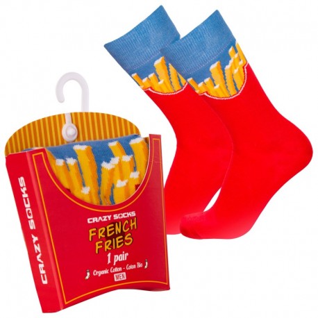 Talla: 35/38 Calcetines de vestir en caja - ideal para regalo - Algodón BIO - Crazy Socks - divertidos y originales