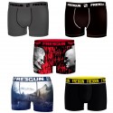 Talla S: Pack de 5 boxers FREEGUN aleatorio