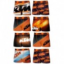 Talla XL: Set 8pcs Boxers KTM - 92% poliéster 8% elastano