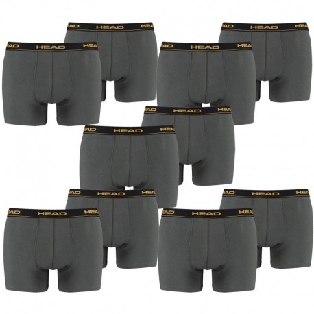 Talla M: HEAD Set 10 Boxer Básicos Dark Shadow - M