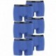 Talla L: HEAD Set 6 Boxer Básicos Blue/Black - L