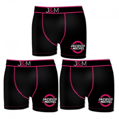 Talla M: Set 3 Boxers JACQUIE&MICHEL - Talla M - 92% poliéster 8% elastano