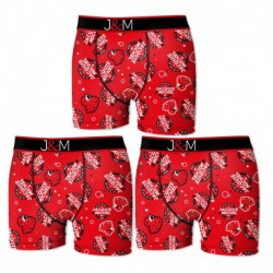 Talla XL: Set 3 Boxers JACQUIE&MICHEL - Talla XL - 92% poliéster 8% elastano