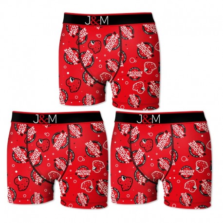 Talla XL: Set 3 Boxers JACQUIE&MICHEL - Talla XL - 92% poliéster 8% elastano