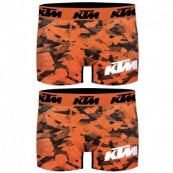 Talla M: Set 2 Boxer KTM - microfibra (92% poliéster - 8% elastano) - multicolor