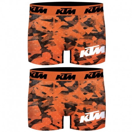 Talla M: Set 2 Boxer KTM - microfibra (92% poliéster - 8% elastano) - multicolor
