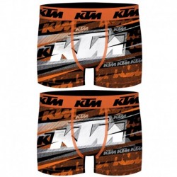 Talla S: Set 2 Boxer KTM - microfibra (92% poliéster - 8% elastano) - multicolor