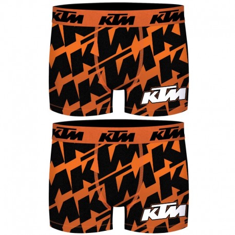 Talla M: Set 2 Boxer KTM - microfibra (92% poliéster - 8% elastano) - multicolor