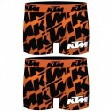 Talla S: Set 2 Boxer KTM - microfibra (92% poliéster - 8% elastano) - multicolor