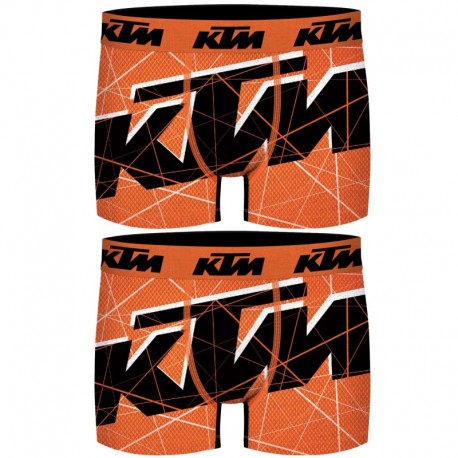 Talla XXL: Set 2 Boxer KTM - microfibra (92% poliéster - 8% elastano) - multicolor