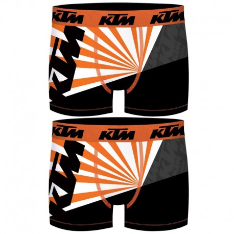 Talla S: Set 2 Boxer KTM - microfibra (92% poliéster - 8% elastano) - multicolor