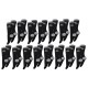 Pack 15 pares de calcetines "tennis" Kappa unisex en color negro