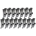 Pack 15 pares de calcetines "tennis" Kappa unisex en color gris