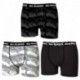 Talla XXL: Set 3 Boxer ALL BLACKS - algodón - 95% algodón 25% elastano