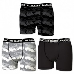 Talla XXL: Set 3 Boxer ALL BLACKS - algodón - 95% algodón 25% elastano
