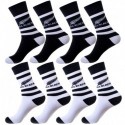 Talla 39/42 4pares Calcetines ALL BLACKS - algodón - 75% algodón, 24% poliamida 1% elastano - Colores Blancos y Negros