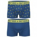 Pack 2 calzoncillos Crazy Boxer multicolor para hombre
