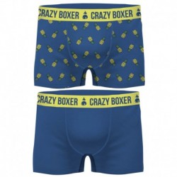 Pack 2 calzoncillos Crazy Boxer multicolor para hombre