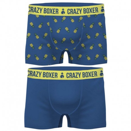 Pack 2 calzoncillos Crazy Boxer multicolor para hombre