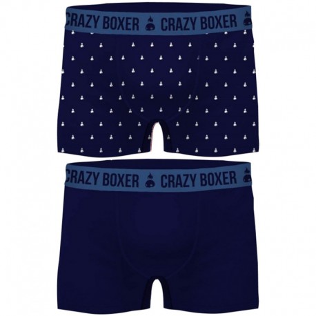 Pack 2 calzoncillos Crazy Boxer multicolor para hombre