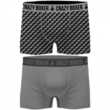Pack 2 calzoncillos Crazy Boxer multicolor para hombre