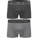 Pack 2 calzoncillos Crazy Boxer multicolor para hombre