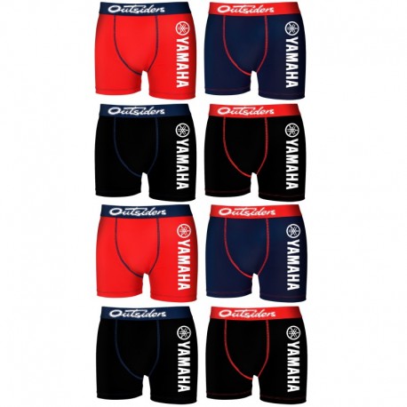 Pack 8 calzoncillos YAMAHA en varios colores para hombre