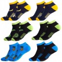 39/42 Set 6pcs calcetines de vestir - tobilleros - Crazy Socks