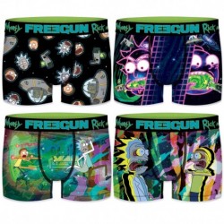 Pack 4 calzoncillos FREEGUN Rick y Morty para hombre
