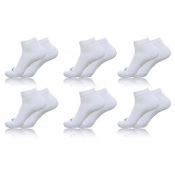 Pack 6 pares de calcetines tobilleros KAPPA en color blanco