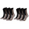 Pack 6 pares de calcetines "running" HEAD en color gris y negro
