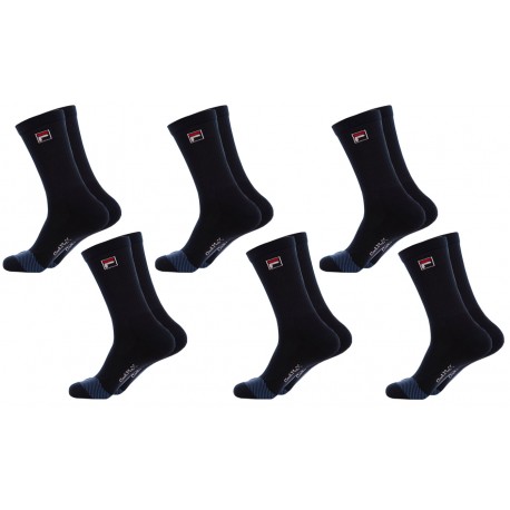 Pack 6 pares de calcetines Cool max FILA en color azul