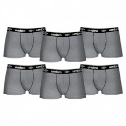 Pack 6 calzoncillos UMBRO en gris para hombre