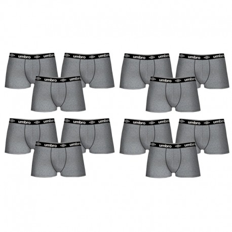 Pack 12 calzoncillos UMBRO en gris para hombre