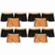 Pack 12 calzoncillos UMBRO en negro y naranja para hombre