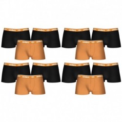 Pack 12 calzoncillos UMBRO en negro y naranja para hombre