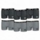 Pack 6 calzoncillos UMBRO en negro y gris para hombre